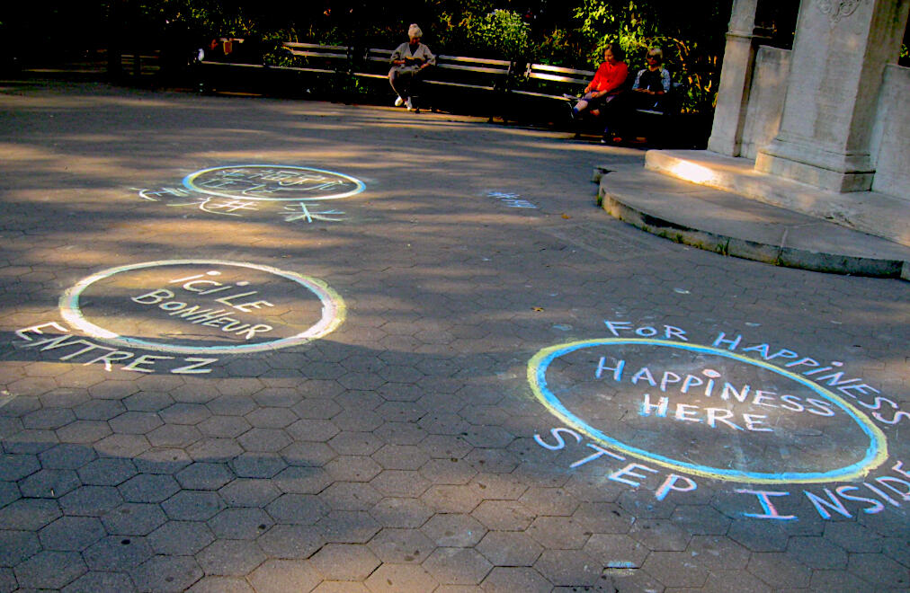 Happiness Here Street Art, 2014