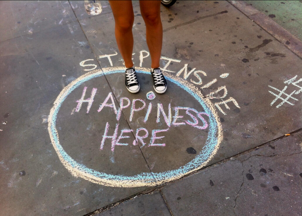Happiness Here Street Art, 2013