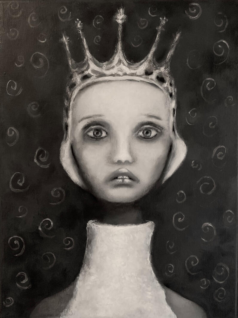 Nymph Queen, Oil on Linen. 2021